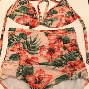 Hawaiian style women’s bathing suit
